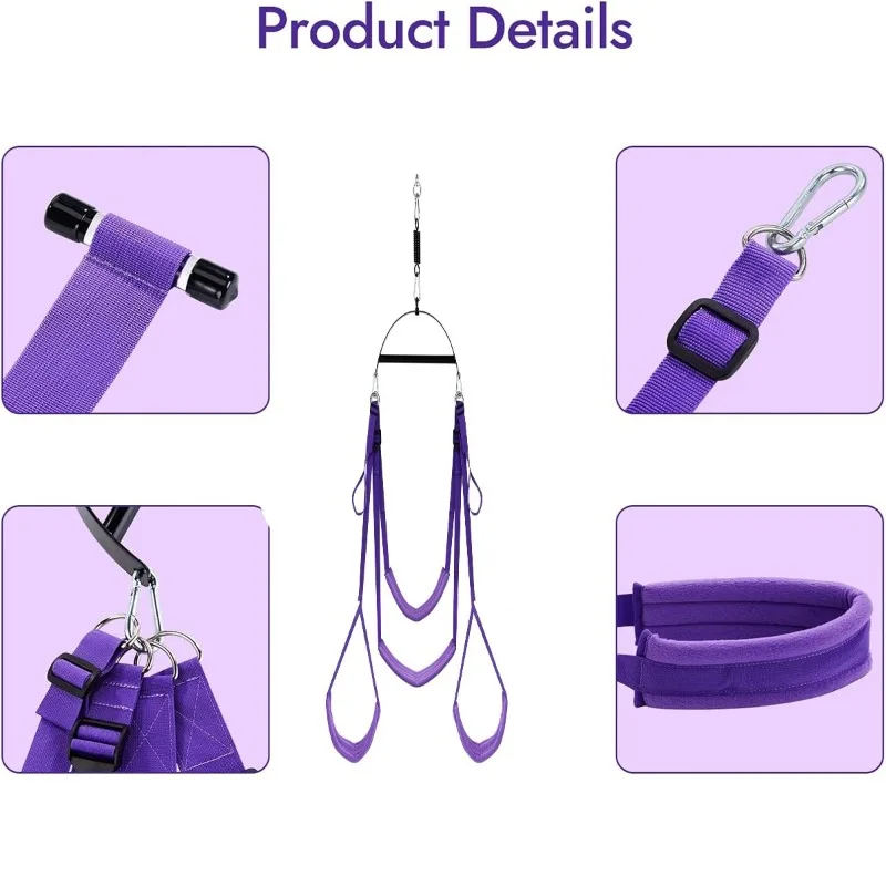 Sex Swing Erotic Toy Adjustable Straps with Seat Hanging Sexual Furniture Fetish Bondage Chairs Hanging Door Swing Couple BDSM