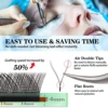 Lashonly New YY Shape Eyelashes Extension Two Tips Faux Mink Hand Woven Premium Soft Light Natural Mesh Net Cross Lash 4
