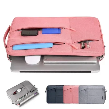 Borsa per laptop 12 13 14 15.4 15.6 16 pollici, custodia impermeabile per notebook, iPad, Macbook Air Pro, Lenovo, borsa a mano, valigetta.