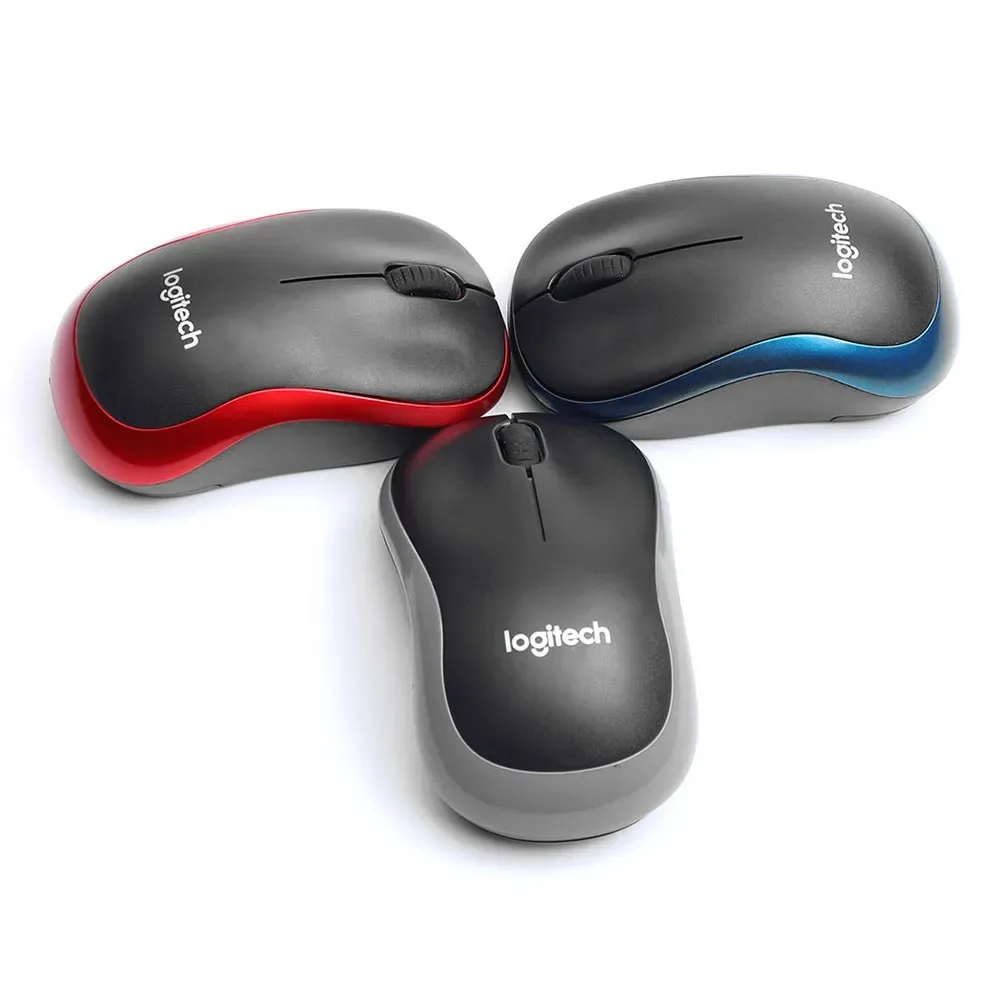 Logitech M185 Wireless Mouse 2.4 Ghz Usb 1000dpi 3 Buttons Silent Gaming Optical Navigation Mice For Pc/laptop Mouse Gamer - Mouse - AliExpress