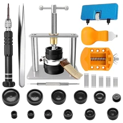 Premium 44 - Piece Watch Repair Kit with Tools for Battery and Strap Replacement (Silvery)