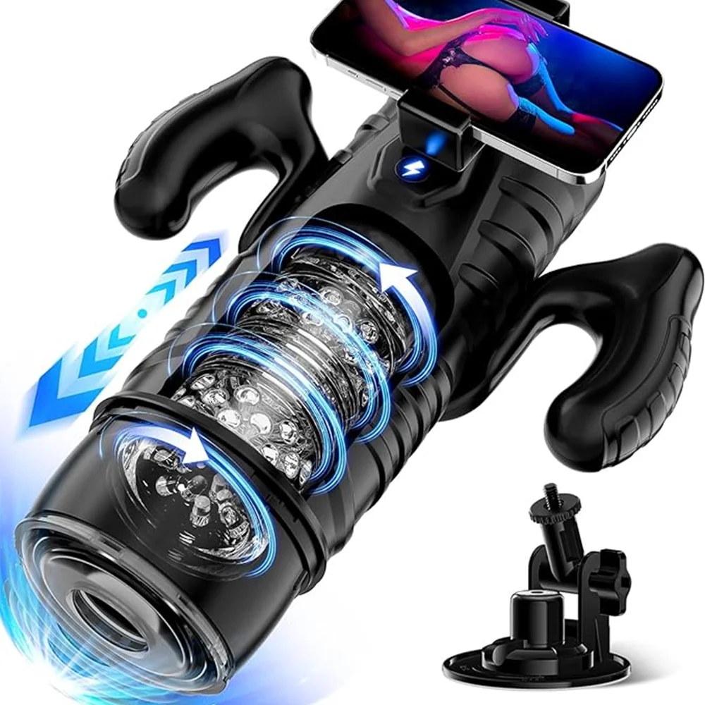 Atomic Thrusting Light-Up Rechargeable Silicone Power Plug