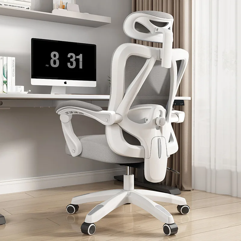 Backrest Office Chair High White Mechanism Sleep Luxury Waterproof Oversized Raise Chairs Glides Bureaustoel Gamer Furniture