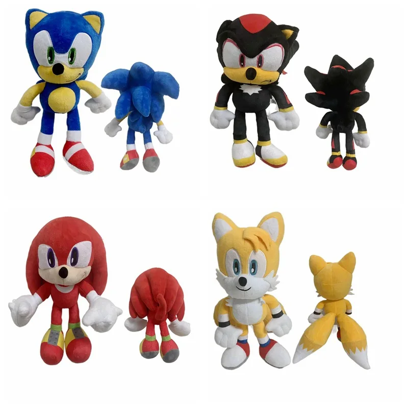 Prezzo All'Ingrosso Sonic Peluche 25-30Cm Nocche Code Simpatico Cartone Animato Morbido Farcito Anime Peluche Bambola Regalo Di Compleanno Per I Bambi