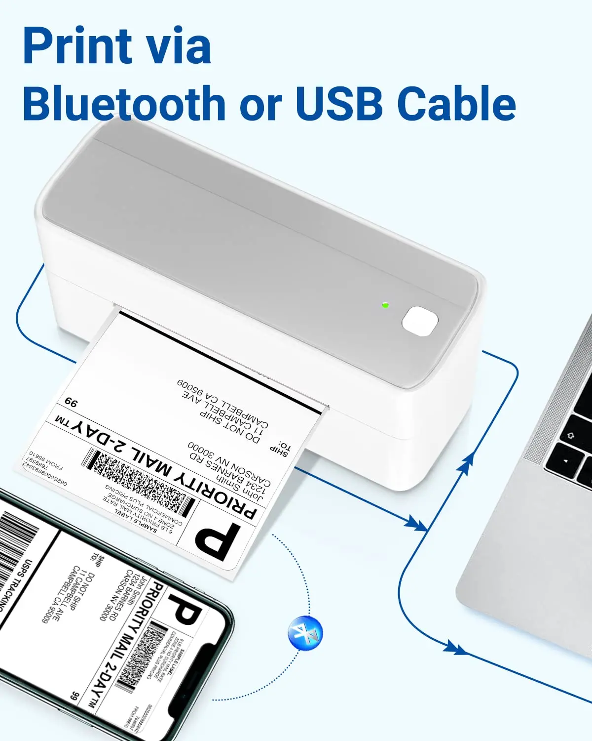 Phomemo-Imprimante d'étiquettes thermiques Bluetooth 241, imprimante d'étiquettes  d'expédition sans fil, compatible avec iPhone, Android, fenêtre Mac,  largement utilisée - AliExpress