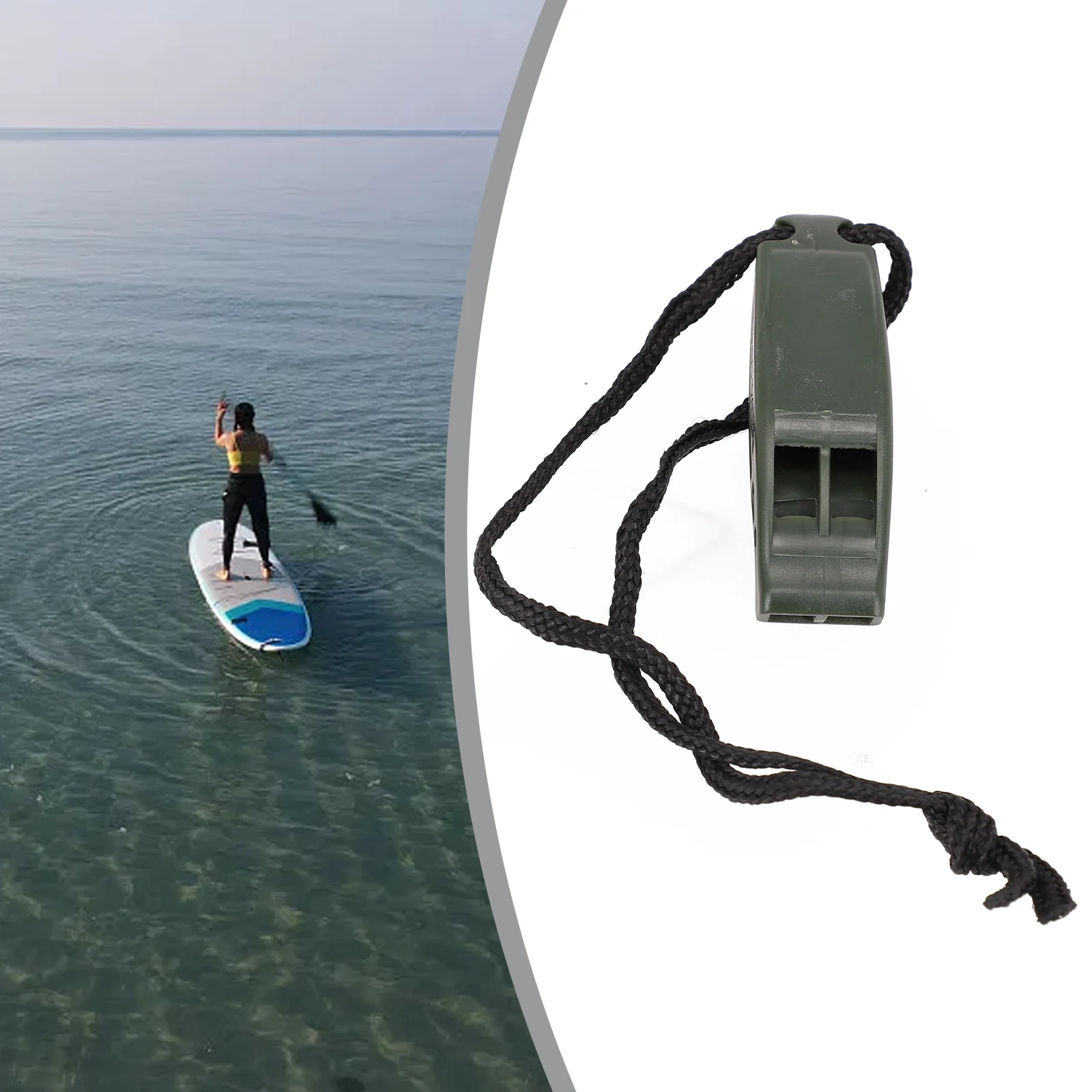 1pc Scuba Tauchen Dive Sicherheit Pfeife Dual Frequenz Pfeife Wasser Sport Outdoor Survival Camping Bootfahren Schwimmen Pfeife – Detail 34