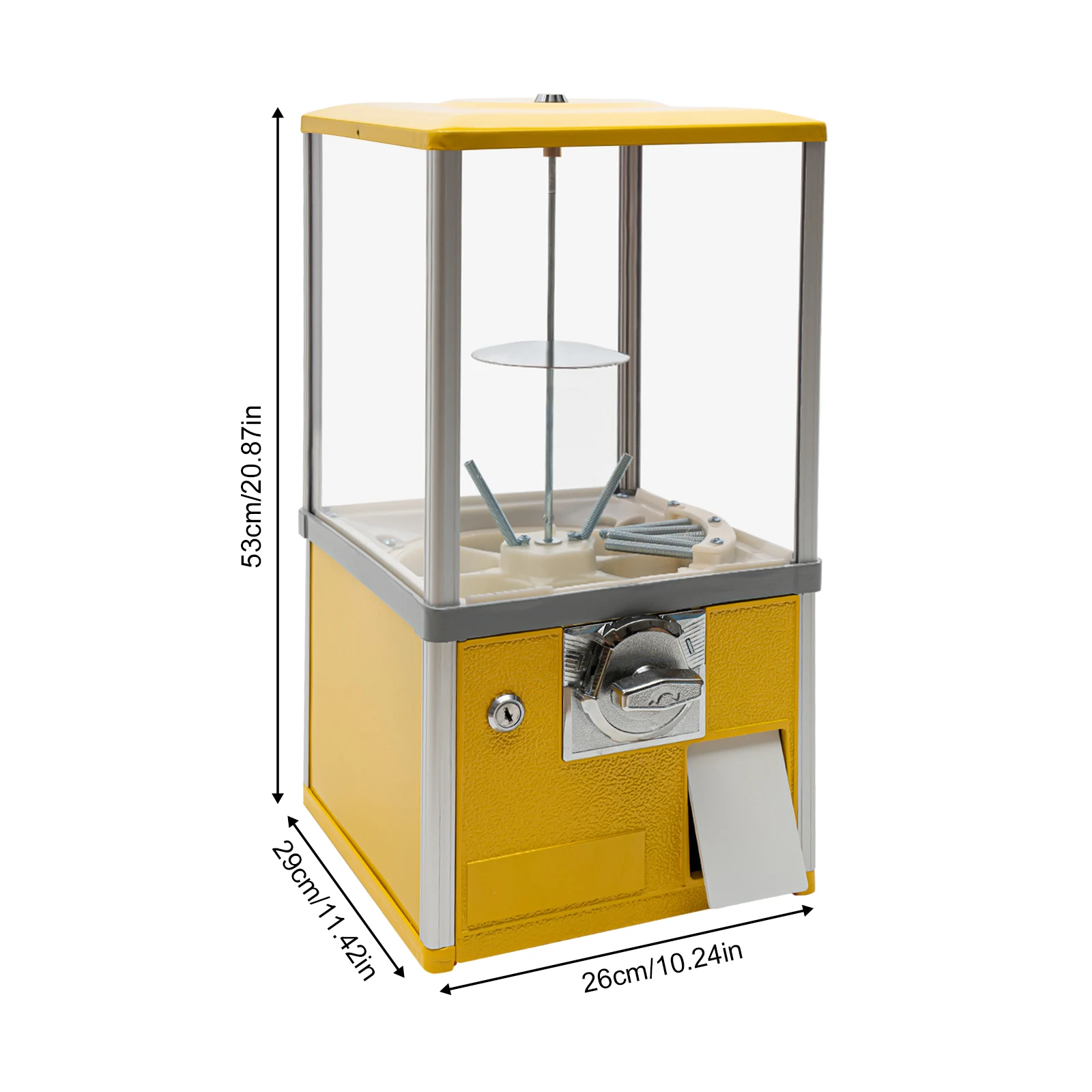 (25 Cent Coin Slot) Children's Vending Machine - Yellow 4