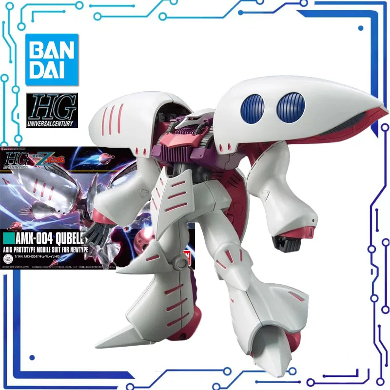 

BANDAI Anime HG 1/144 AMX-004 Qubeley New Mobile Report Gundam Assembly Plastic Model Kit Action Toys Figures Gift