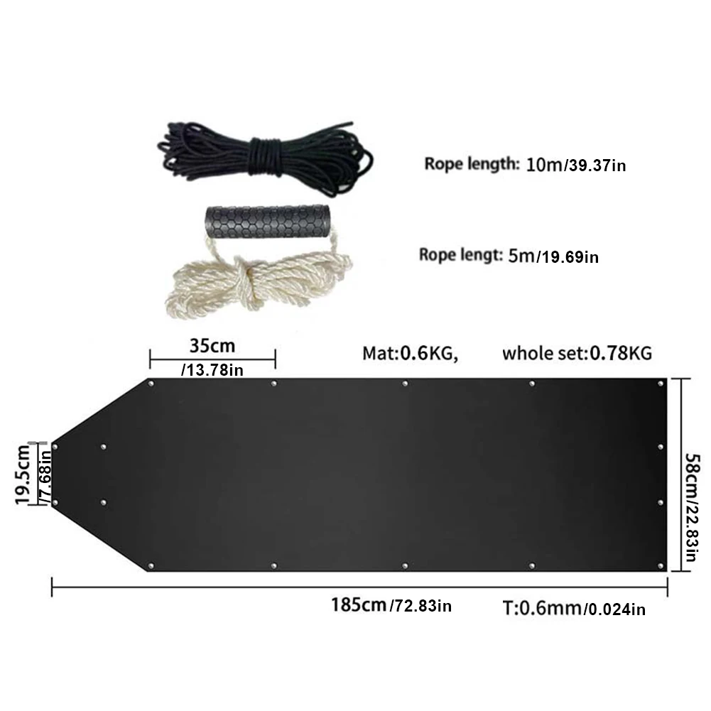 Deer Drag Sled Deer Cart Game Hauler with Rope Multi-Purpose Utility Sled Portable Ice Fishing Perfect Hunting Gift for Men
