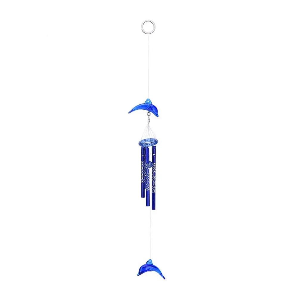 

Blessing Gift 3 Colors Creative Bell Home Garden 4 Metal Tubes Wind Chime