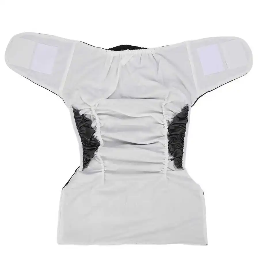 Washable Adult Cloth Diaper Nappy Waterproof Reusable Breathable Incontinence Nappies Underwear Pant for Men Women Elderly 5