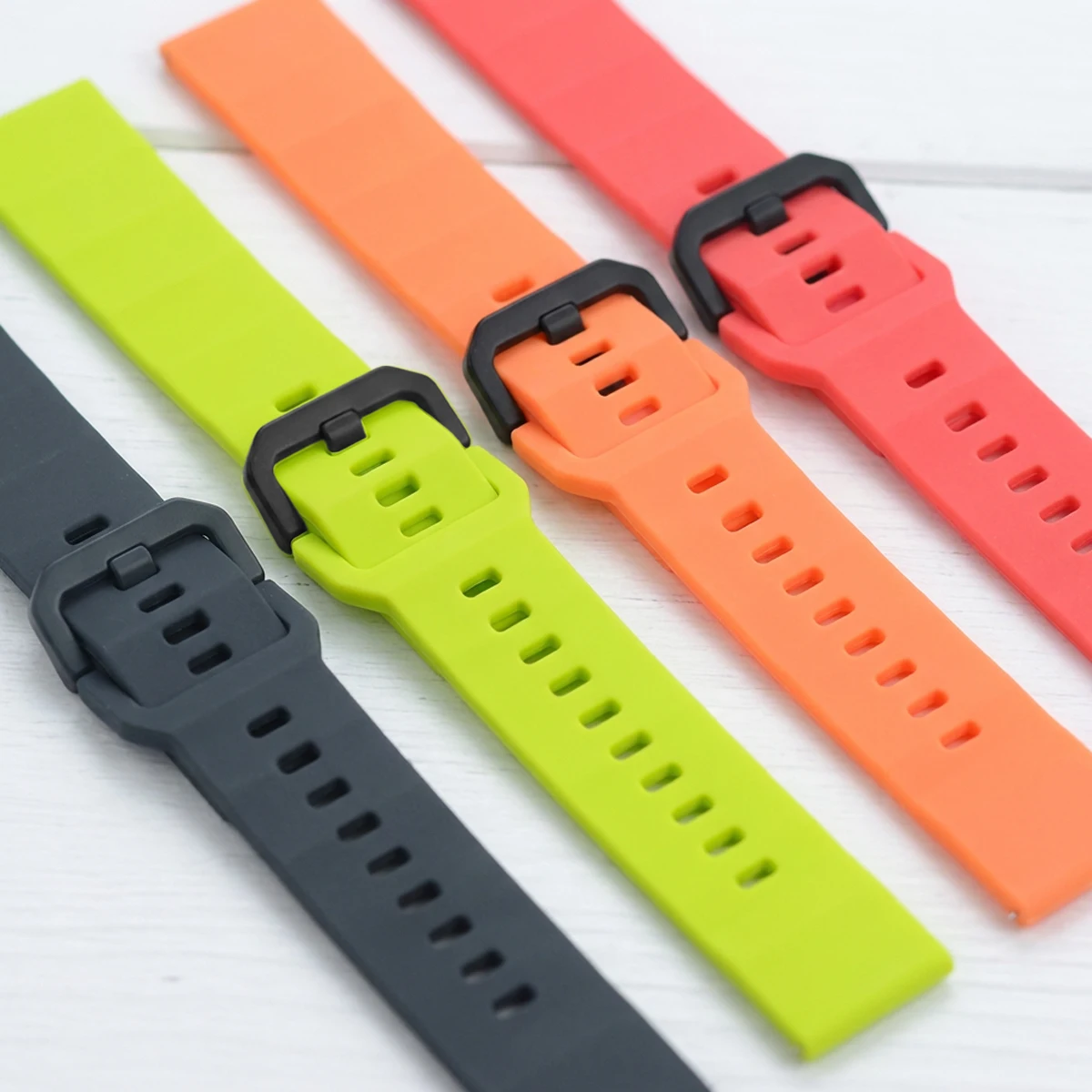 Versatile 22mm Silicone Watch Band - Premium Strap