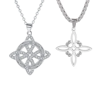 قلادة ساحرة مرصعة بالزركونيا 1