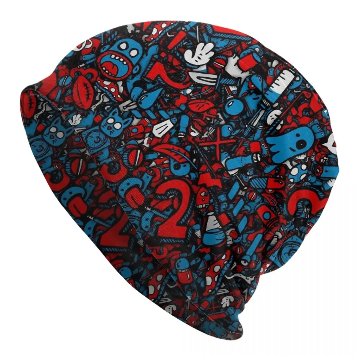 

Graffiti Urban Street Art Beanie Cap Unisex Winter Warm Bonnet Homme Knitting Hat Fashion Outdoor Ski Skullies Beanies Hats