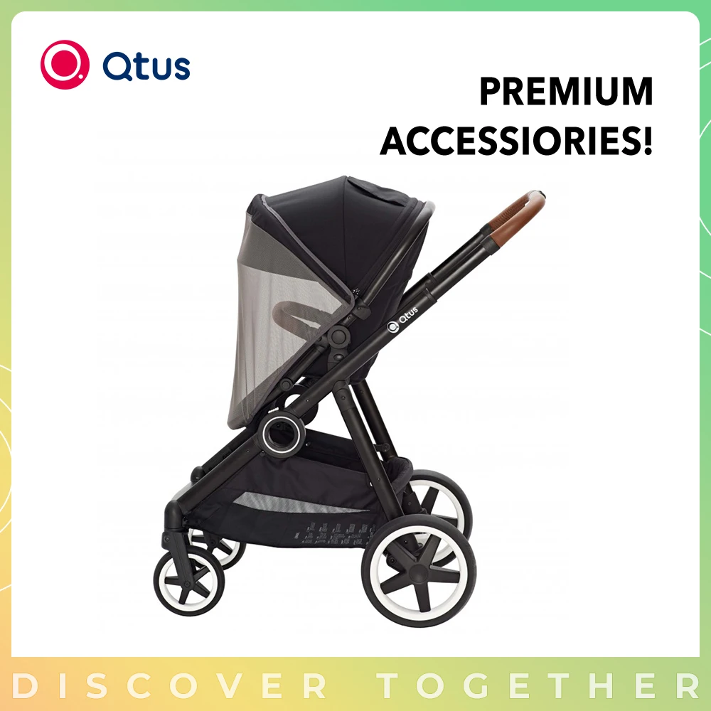 Универсальная сетка для коляски QTUS прочная защиты от насекомых безопасная