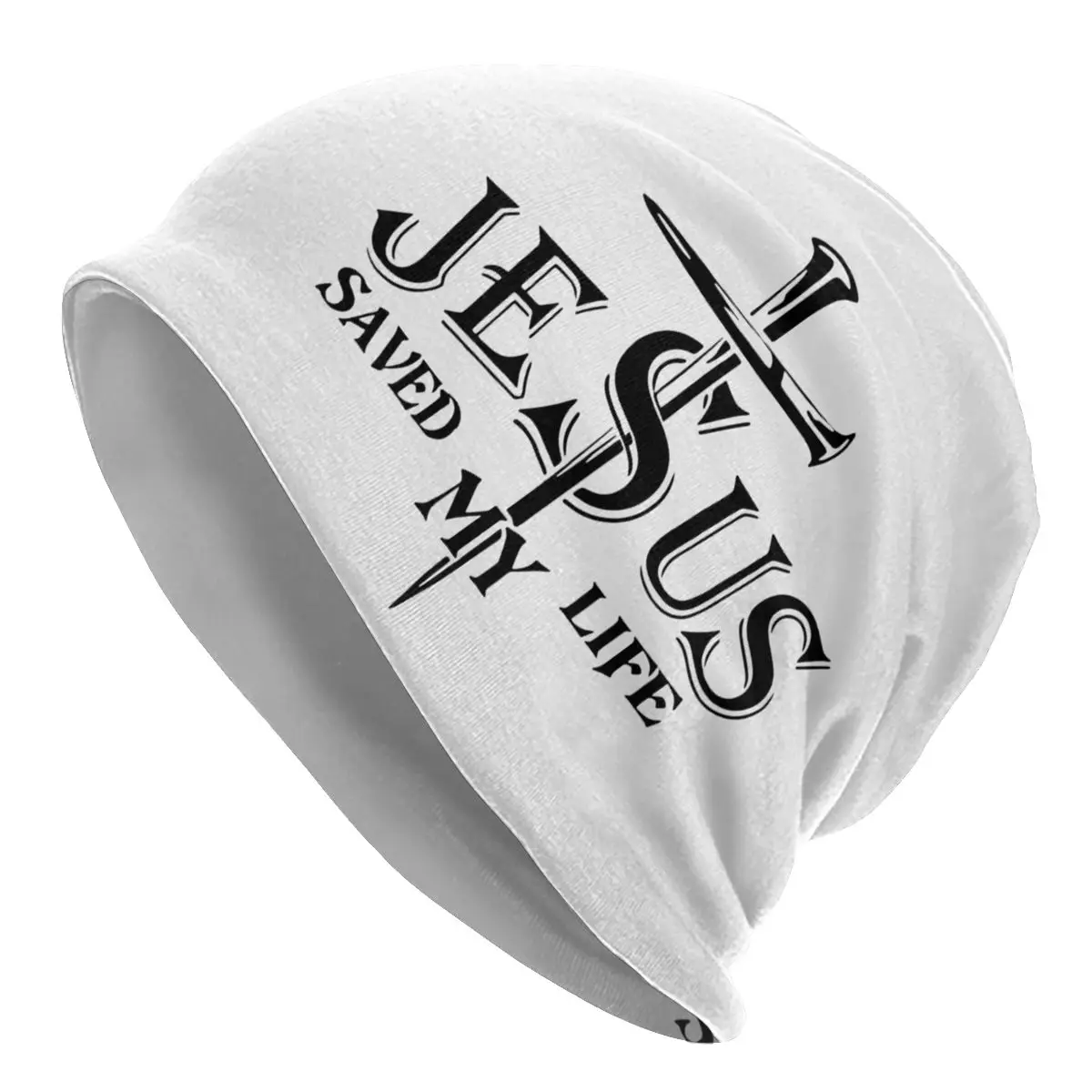 

Church Of Jesus Christ Save My Life Unisex Bonnet Thin Hip Hop Hats Skullies Hat Breathable Caps
