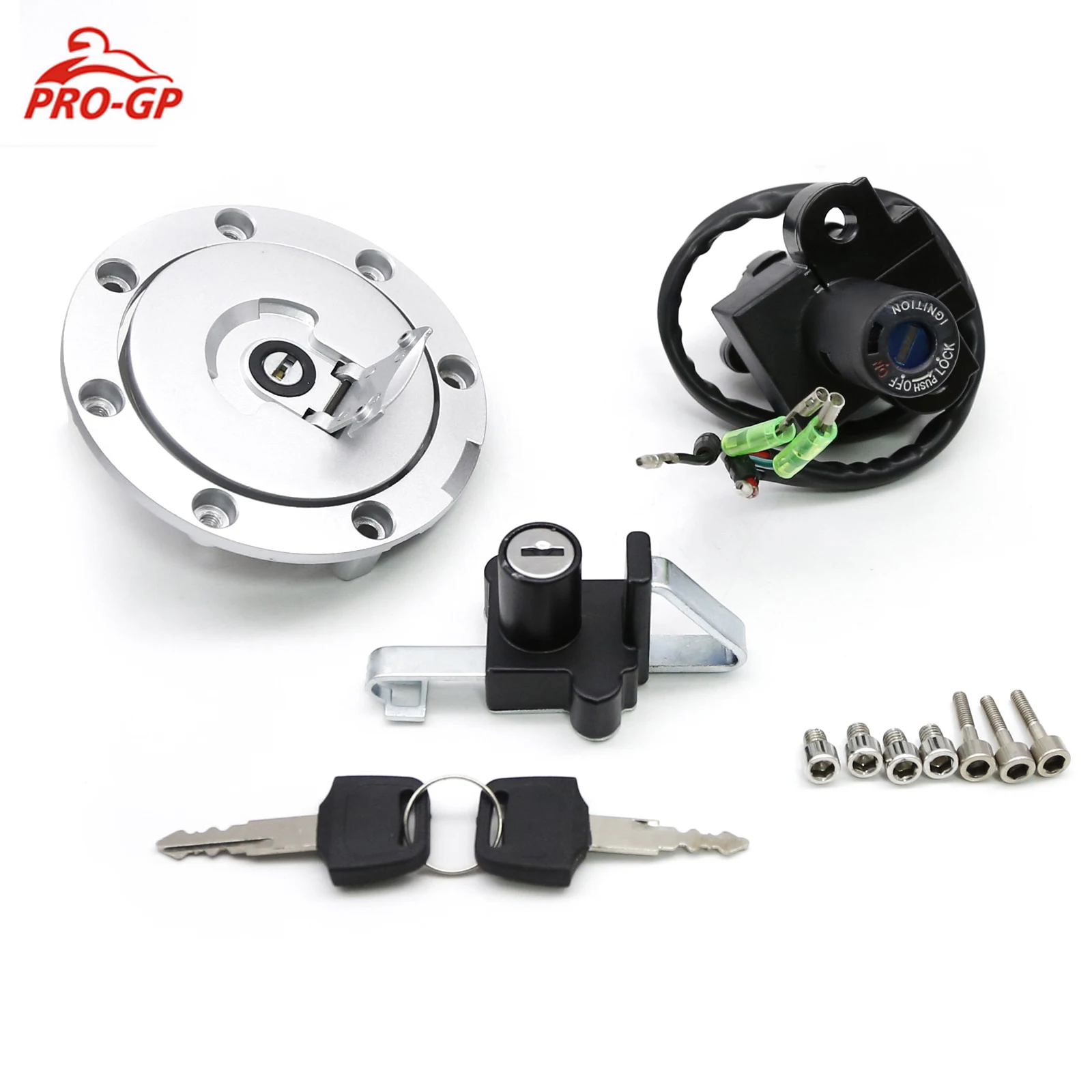 

Motorcycle Gas Fuel Tank Cap Cover Seat Ignition Switch Start Lock Contact Key Set For Honda NSR125 1993-2004 2003 2002 2001