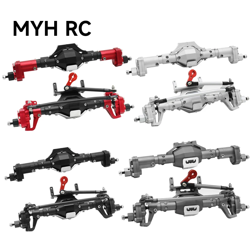 SCX10MetalFullFrontRearPortalAxlewithProtectorfor110RC