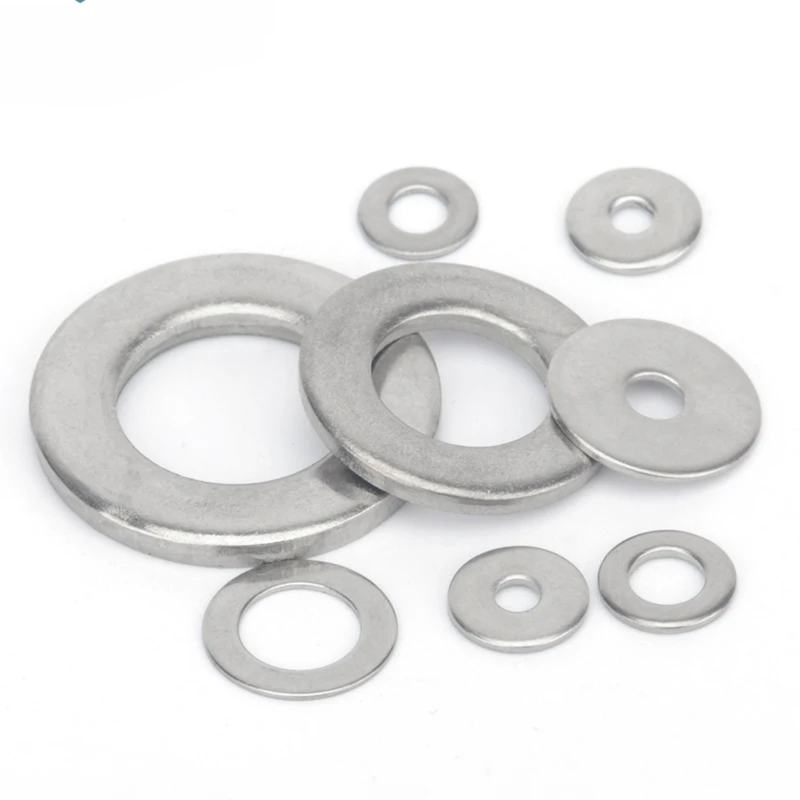 Sealing Gasket M1.6 M2 M3 M5 M6 M8~ M24 304 Stainless Steel Ultra-thin Metal Screw Flat Washer Standard Increase Thickened Meson Washer