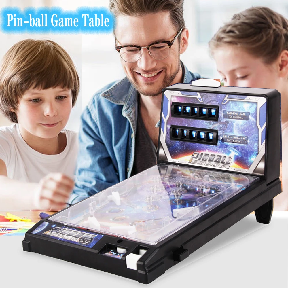 Juguete mesa Pinball para niños, de Arcade pequeña, puzle para padres e hijos| | - AliExpress