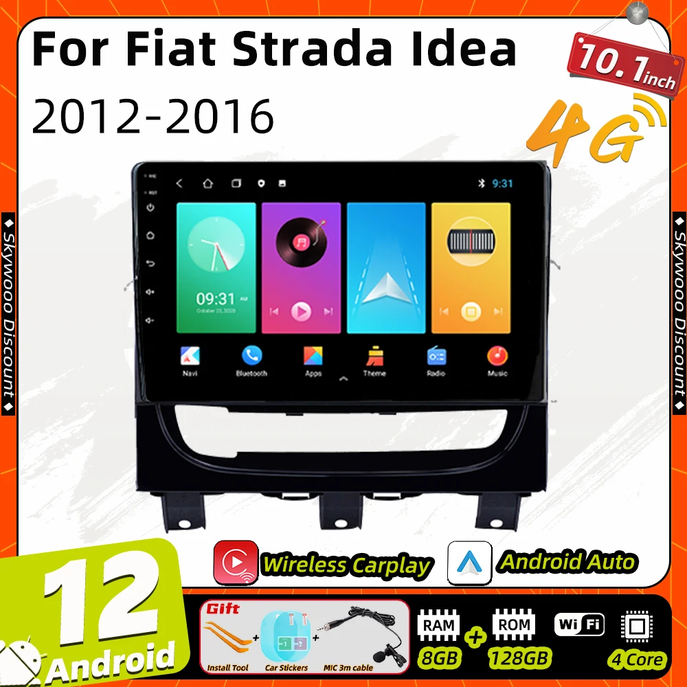 Per Fiat Strada Idea 2012-2016 Navigazione Radio Car Multimedia Video Player Autoradio Head Unit 2 Din Android Car Stereo Gps