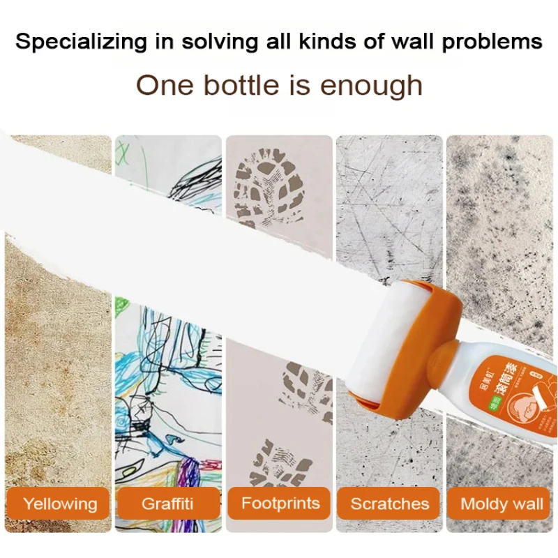 Household Wall Paint Waterbased Latex Paint Repair Odorfree Roller Wall