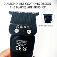 KM2293 Professional Barber Hair Trimmer Zero Gapped Cordless Rechargeable Men Clippers Detailer Finish Hair Cutting Machine ﻿ 2