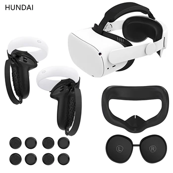 Custodia protettiva VR Elite Strap Head Strap Touch Controller Custodia a con cinturino Impugnatura per accessori Oculus Quest 2