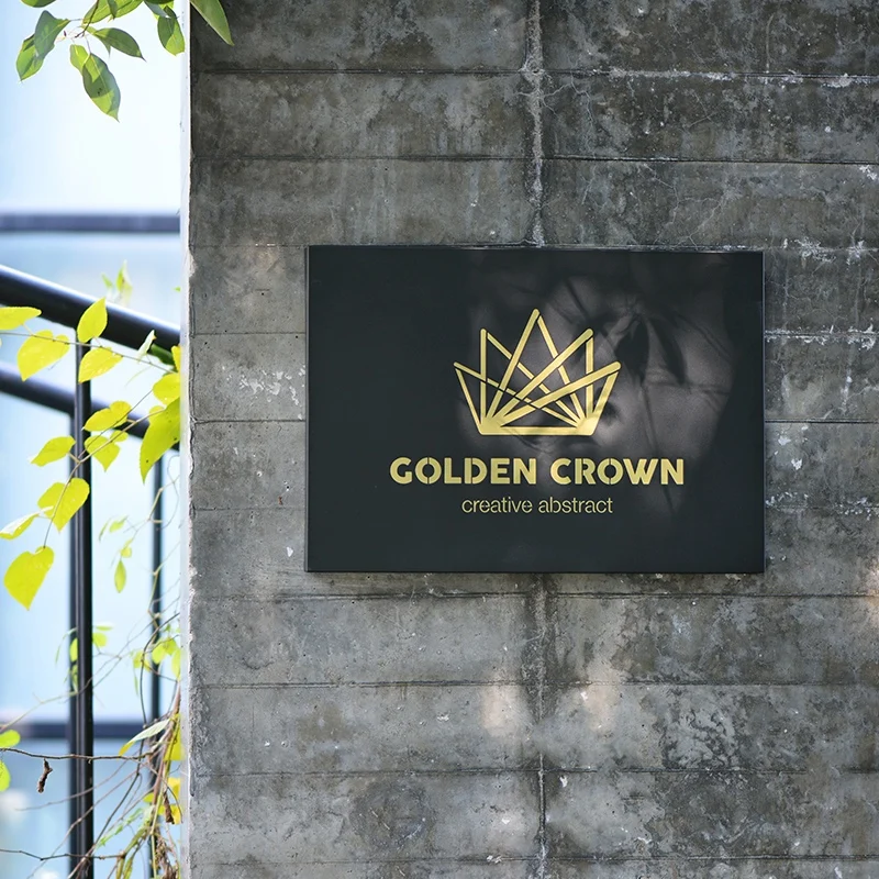 

Рекламный щит с логотипом на заказ, наружная дверь с отверстиями, фотобокс