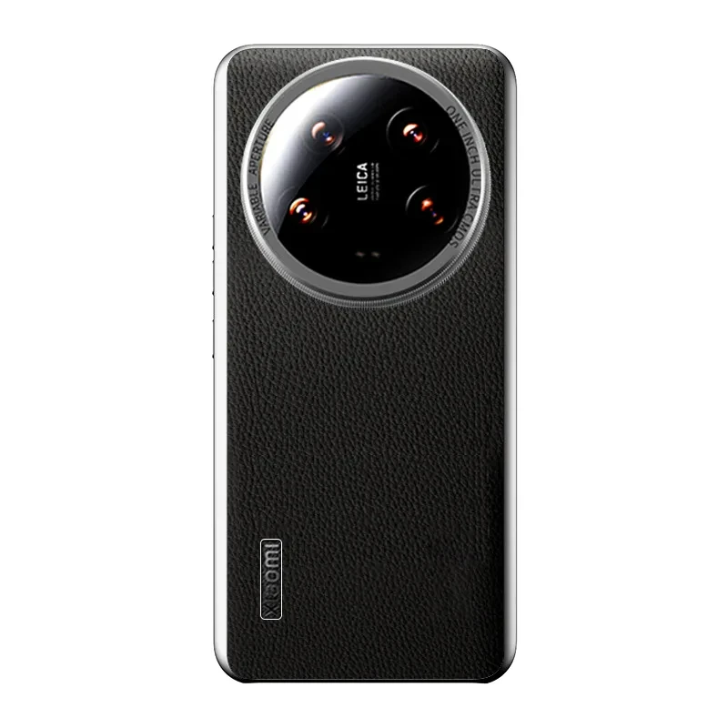 Leather Photography Shockproof Phone Case with Stripe Design