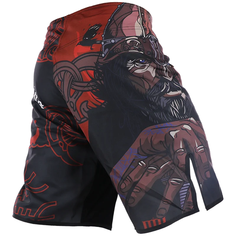Breathable Fitness Training Shorts for Men, Muay Thai Shorts, Boxing Pants, Kickboxing, Sanda Boxing, Quick Dry