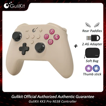GuliKit KingKong 3 Pro Controller NS38 Wireless Bluetooth Gamepad Joystick for Nintendo Switch Windows Android macOS iOS 1