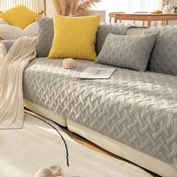 Cotton Sofa Cushion Four Seasons Universal Sofa Cover for Living Room Non-slip Soft Simple Couch Slipcovers Home Sofas Towel 1