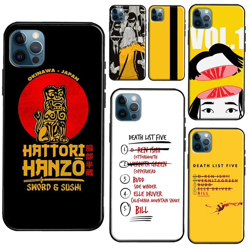 Custodia Kill Bill Per Iphone 11 14 Pro Max Se 2020 Xr X Xs Max 6S 7 8 Plus Cover Per Iphone 12 13 Mini