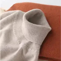 Cashmere Cotton blend Turtleneck Men Sweater Autumn Winter Man Pullover High Neck Sweater Jersey Hombre Pull Homme Hiver Jumper 1
