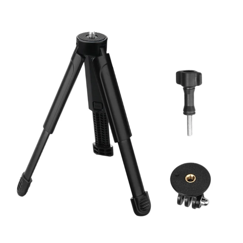 Compact Extendable Desktop Tripod with 1/4 Screw Hole