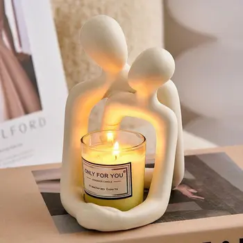 Loving Couple Resin Statue 1