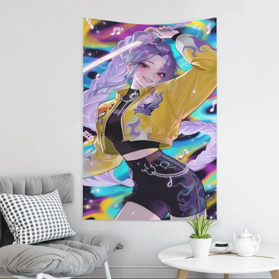 Vibrant Anime Tapestry for Home Decor