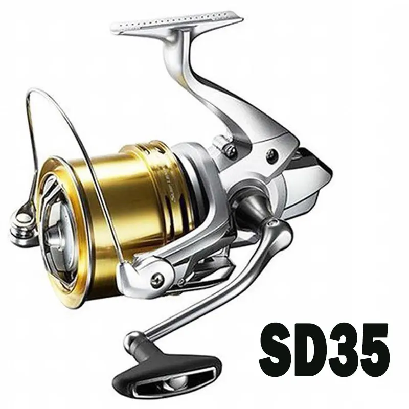 SHIMANO-Carrete de pesca giratorio FLIEGEN, accesorio para Surf casting  35/SD35 8 + 1BB, 20kg de potencia, proporción 3,5:1, 440g - AliExpress