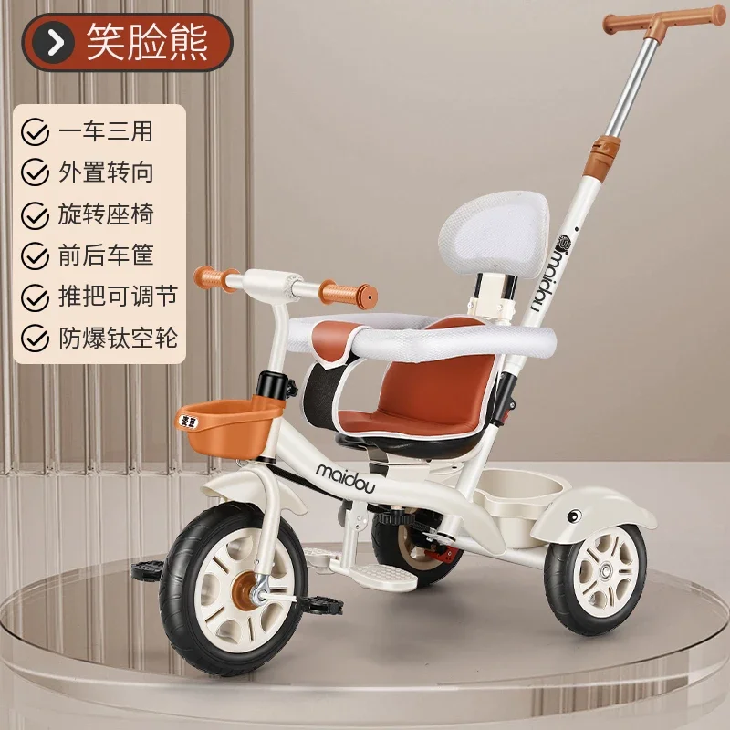 Triciclos Para Ni&ntilde;os Triciclo De Bebe Children's Tricycle Baby Stroller Toddler Bicycle Children Aged 1-3-5 Toddler Bicycle