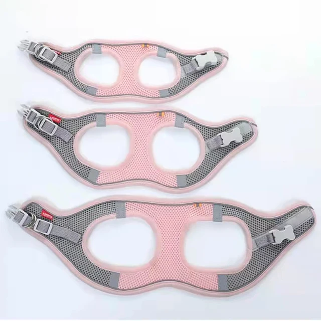MADDEN Dog Cat Harness Vest Chest Rope Set Reflective Breathable Adjustable Pet Harness for Small Medium Dogs Outdoor Walking 5