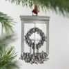 Pure Tin Christmas Tree Decorations Christmas Decorations Metal Pendant Gifts Christmas Tree Glass Crystal Beads Fast Shipping 3