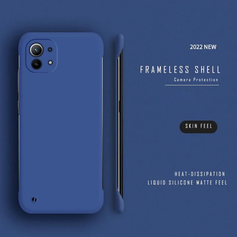 Custodia ultra sottile rigida per PC senza cornice per XIAOMI Mi 12 11 10 9 Lite SE 9T 10T 11T Pro Poco F3 Cover opaca_voghion.com