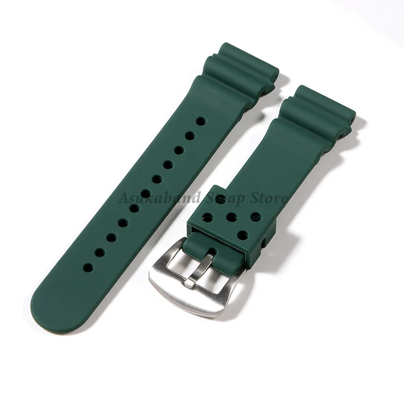 20 mm 22 mm weiches Silikonarmband Gummi-Uhrenarmbänder für Seiko SKX007 009 Diving 007 Herren Damen Universelles wasserdichtes Sportarmband – Detail 12