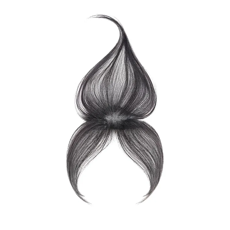 Ashely Wig Woman Thin Bangs Increase Amount of Hair Bangs Clip-in Extensions Human Hair High Temperature Fiber Synthetic Bangs