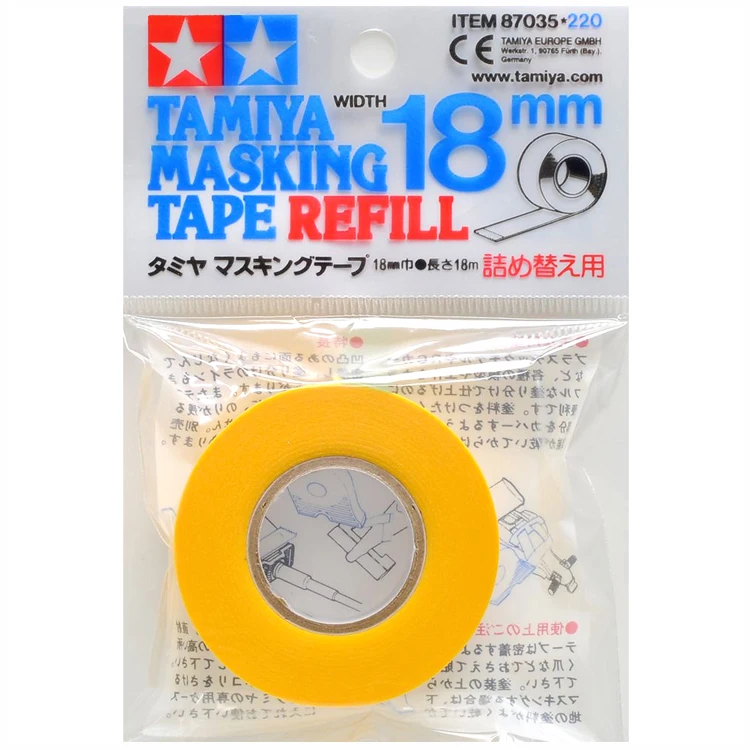 タミヤマスキングテープ1/2/3/6/10/18/40mm,タミヤモデル用