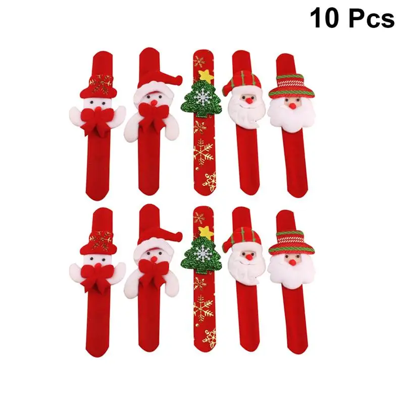 

Christmas Bracelets Slap Snap Kids Wristbands Toy Wrist Bracelet Party Wristband Fillers Animal Band Stocking Stuffers Bands