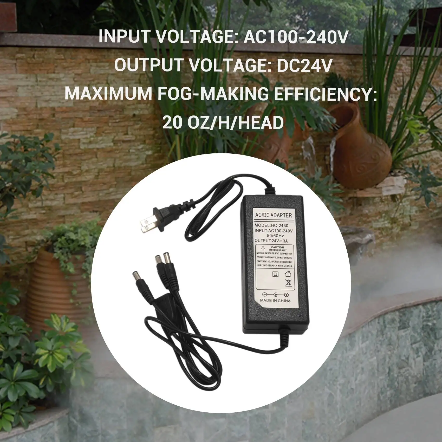 

Увлажнитель воздуха ультразвуковой для фонтанов и прудов, 3 шт.