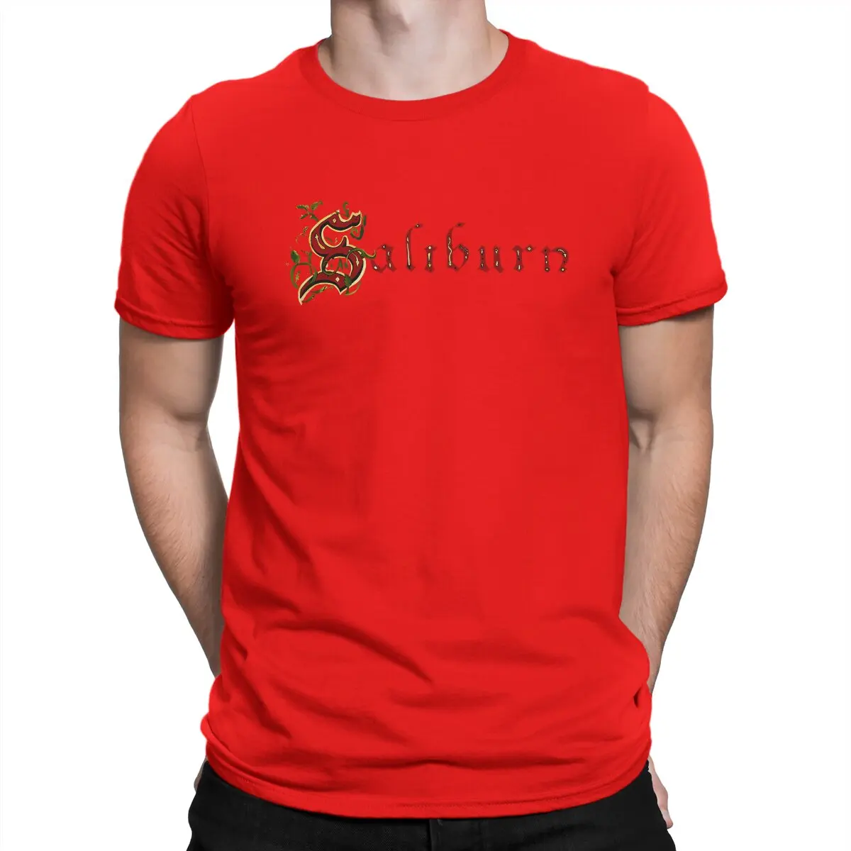 thumbnail image 1 of Camiseta única con el logotipo de Saltburn, informal, de verano, para adultos., 1 of 7