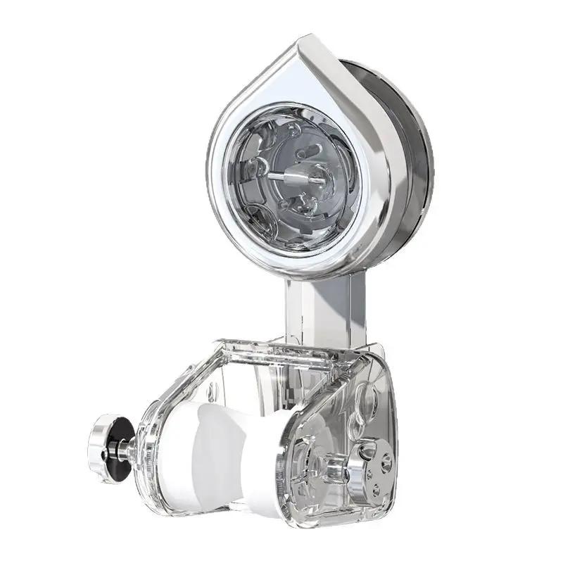 Suction cup type non perforated showerhead holder strong fastener household bathroom shower holder adjustable storage rack
